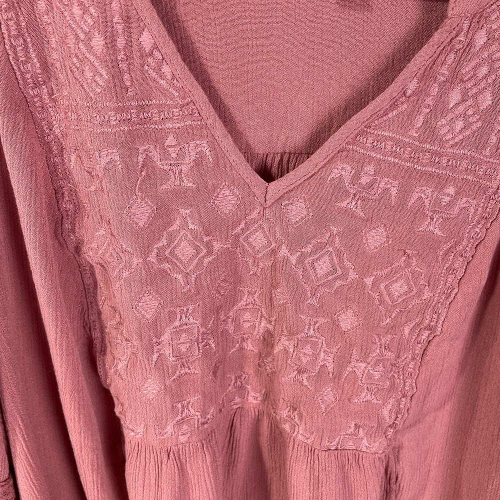 Torrid Pink Long Sleeve Top Womens Size 2 - Picture 5 of 6